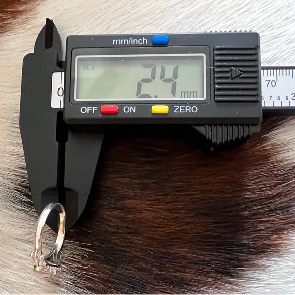 ❤️ White Buffalo Turquoise Teardrop Ring Sz 6.75 Navajo Southwestern Sterling - Picture 12 of 13